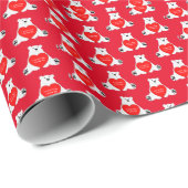 Valentijn Beer met een hart Cadeaupapier (Rol Hoek)