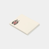 Valentijn Beer Post-it® Notes (Schuin)