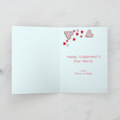 Valentijn Behandelt Kinder Foto Wenskaart Kaart (Binnen)