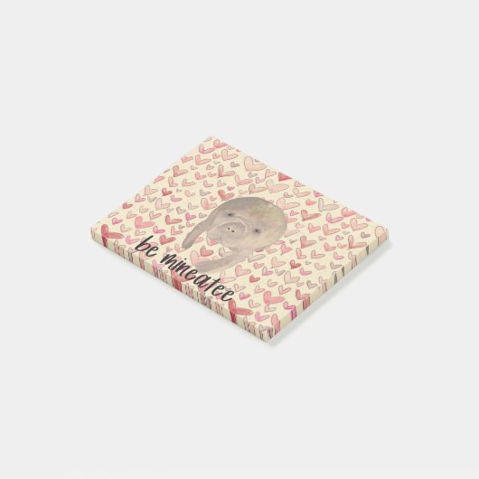Valentijn beheren post-it® notes (Schuin)