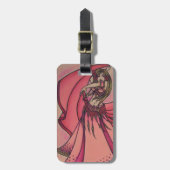 Valentijn Belly Dancer Bagagelabel (Voorkant verticaal)