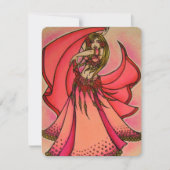 Valentijn Belly Dancer Briefkaart (Voorkant)