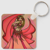 Valentijn Belly Dancer Sleutelhanger (Achterkant)