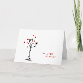 Valentijn, ben je van mij? feestdagen kaart