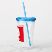 Valentijn ben mijn acryl drinkbeker (Links)