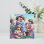 Valentijn ~ BESTE VRIEND ~ Kinderen ~ Feestdagenkaart (Staand voorkant)