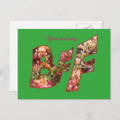 Valentijn BFF Vriendschap Briefkaart (Voorkant / Achterkant)