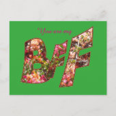 Valentijn BFF Vriendschap Briefkaart (Voorkant)