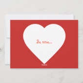 Valentijn bij Beach Feestdagenkaart (Achterkant)