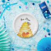 Valentijn-bijenmijn Papieren Bordje (Feest)