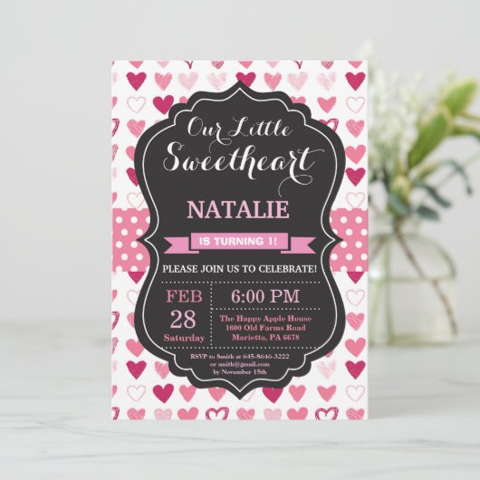 Valentijn Birthday Onze kleine schatje Kaart (Staand voorkant)