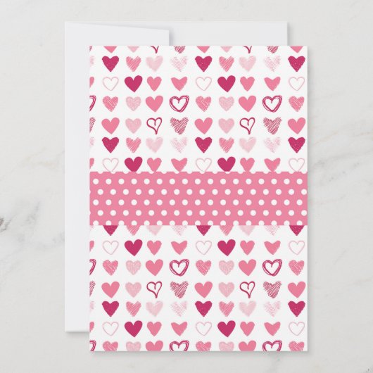 Valentijn Birthday Onze kleine schatje Kaart (Achterkant)