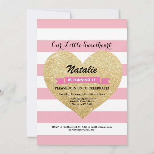 Valentijn Birthday Onze kleine schatje Kaart (Voorkant)