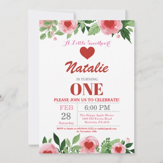 Valentijn Birthday Onze kleine schatje Kaart (Voorkant)