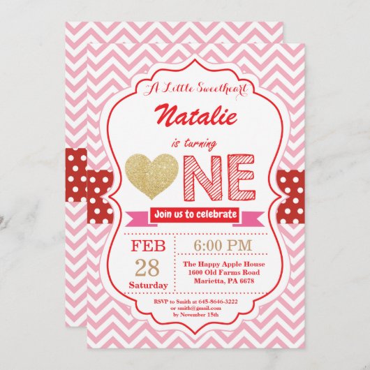 Valentijn Birthday Onze kleine schatje Kaart (Voorkant / Achterkant)