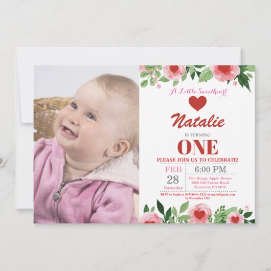 Valentijn Birthday Onze kleine schatje Kaart (Voorkant)