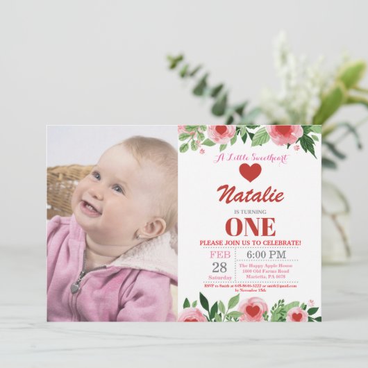 Valentijn Birthday Onze kleine schatje Kaart (Staand voorkant)