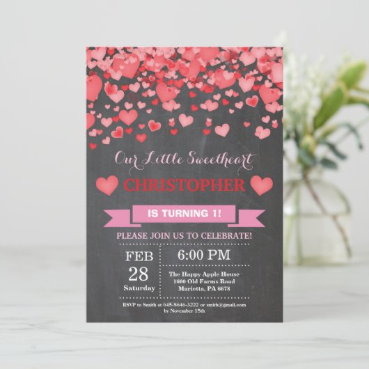 Valentijn Birthday Onze kleine schatje Kaart (Staand voorkant)