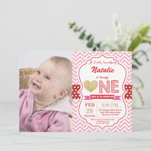 Valentijn Birthday Onze kleine schatje Kaart (Staand voorkant)