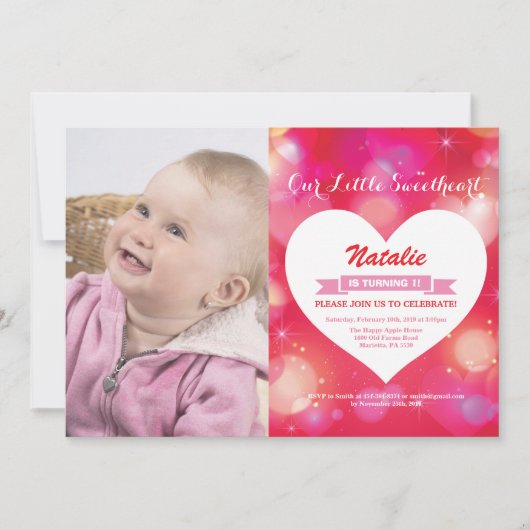 Valentijn Birthday Onze kleine schatje Kaart (Voorkant)