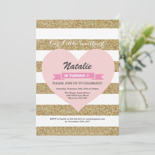 Valentijn Birthday Onze kleine schatje Kaart (Staand voorkant)