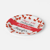 Valentijn Birthday Party Ideeën Papieren Bordje (Gekanteld)