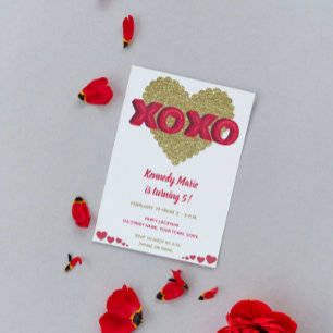 Valentijn Birthday Uitnodiging