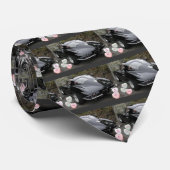 Valentijn Black Corvette Stropdas (Opgerold)