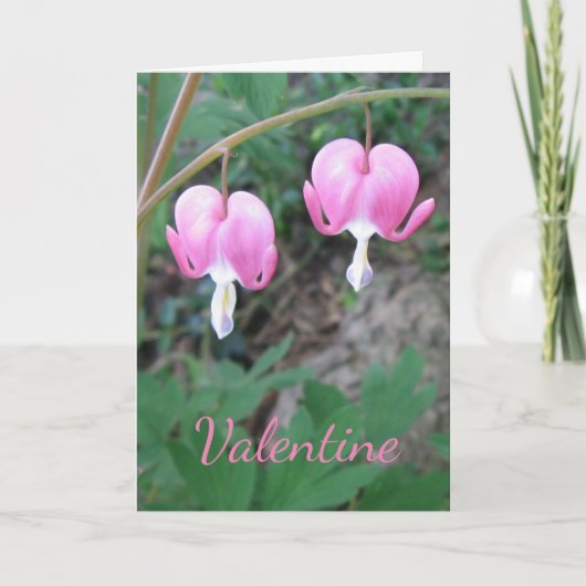 Valentijn bloeding Harten Kaart (Voorkant)