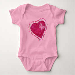 Valentijn Bloesems Schattige Mixed Media Romper