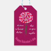 Valentijn Boeket van Love Flowers Cadeaulabel (Voorkant)