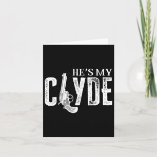 Valentijn Bonnie Clyde bijpassende koppel-liefde t Kaart
