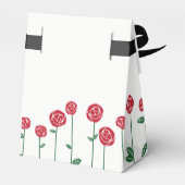 Valentijn Bouquet van Red Roses Bedankdoosjes (Achterkant)