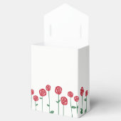 Valentijn Bouquet van Red Roses Bedankdoosjes (Geopend)