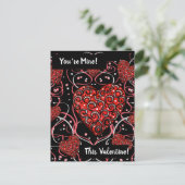 VALENTIJN    BRIEFKAART (Staand voorkant)