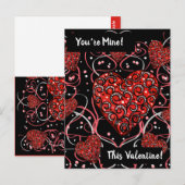 VALENTIJN    BRIEFKAART (Voorkant / Achterkant)