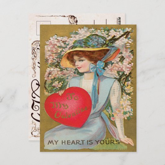 Valentijn Briefkaart (Voorkant / Achterkant)