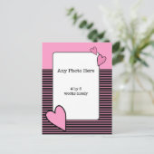 Valentijn Briefkaart met Mijn Foto (Staand voorkant)