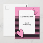 Valentijn Briefkaart met Mijn Foto (Voorkant / Achterkant)