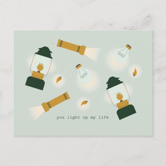 Valentijn Briefkaart van bloemen en regenbogen (Voorkant)