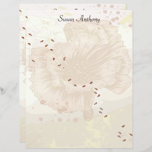 Valentijn Briefpapier (Voorkant / Achterkant)