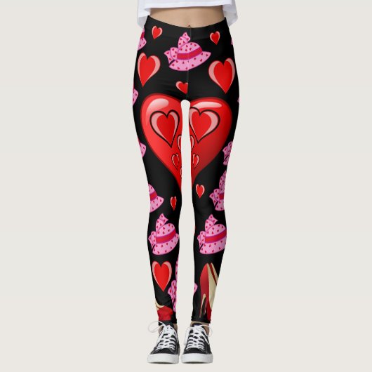 Valentijn broek lange leggings (Voorkant)