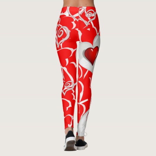 Valentijn broek lange leggings (Achterkant)