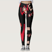 Valentijn broek Leggings Lang (Voorkant)