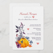 Valentijn Bruiloft Feest Kaart (Voorkant / Achterkant)