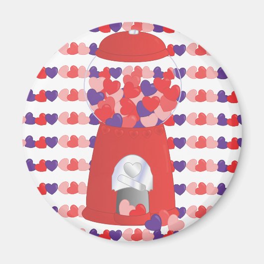 Valentijn Bubblegum Magneet (Voorkant)