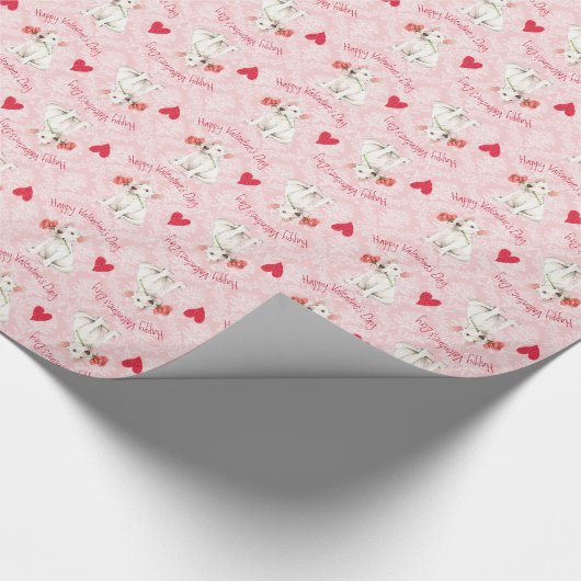 Valentijn Bull Terrier Cadeaupapier (Hoek)