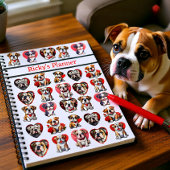 Valentijn Bulldog gepersonaliseerd Planner