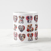 Valentijn Bulldog Grote Koffiekop (Voorkant)