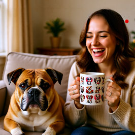 Valentijn Bulldog Grote Koffiekop